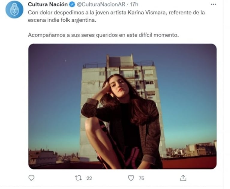 Murió la cantante Karina Vismara a sus 31 años