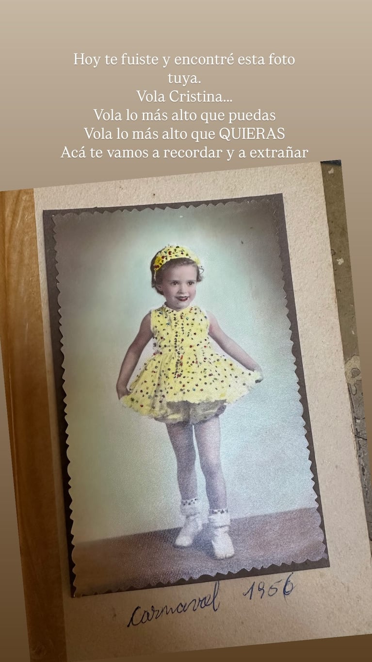 Murió la mamá de Nicolás Cabré. Crédito: Instagram/@nicolascabre