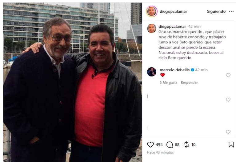 Murió Luis Brandoni a los 86 años: así lo despidieron los famosos (Foto de Instagram)