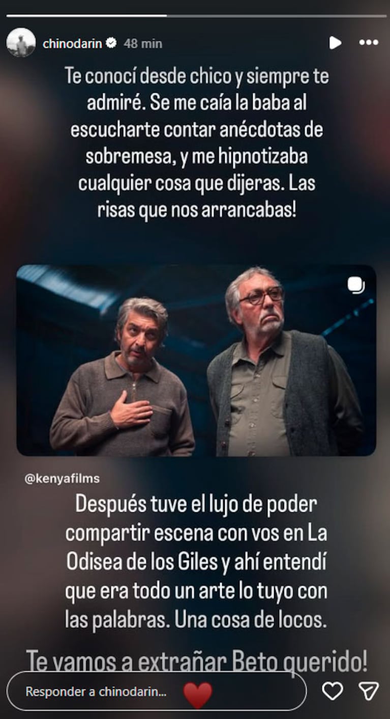 Murió Luis Brandoni a los 86 años: así lo despidieron los famosos (Foto de Instagram)