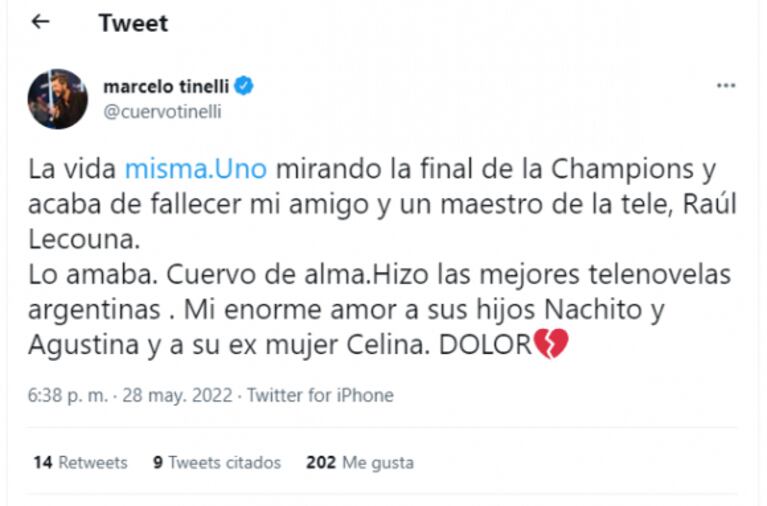 Murió Raúl Lecouna, el reconocido productor televisivo: tenía 80 años