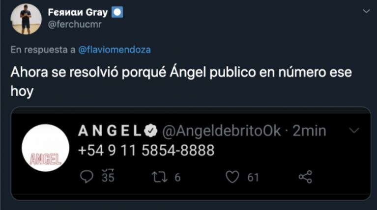 ¡Muy angustiado! Flavio Mendoza denunció en Twitter los homofóbicos mensajes que recibió