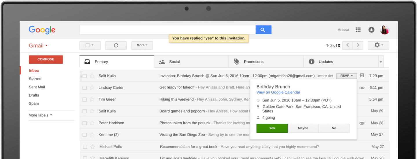 Muy pronto Gmail tendrá cambios en su plataforma
