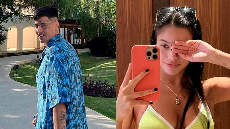 Muy sensual, Emilia Mernes se mostró en microbikini e hizo eco de sus vacaciones con Duki.