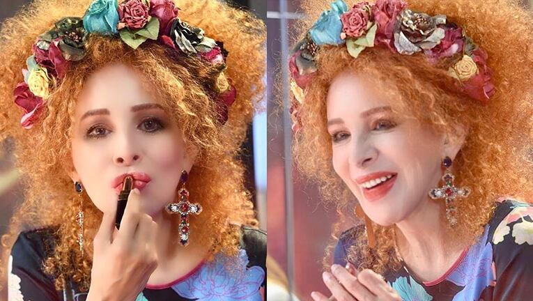 Nacha detalló las ventajas de ser vegetariana.