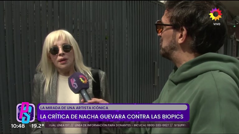 Nacha Guevara habló de las plataformas con Puro Show (Foto: captura de eltrece).