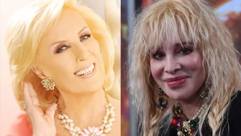 Nacha le agradeció a Mirtha por su defensa. 