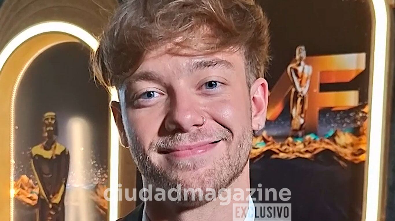 Nacho Castañares Puente habló con Ciudad en el Martín Fierro 2025 (Foto: Ciudad Magazine).