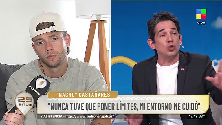 Nacho Castañares Puente habló en Intrusos (Foto: captura de América).