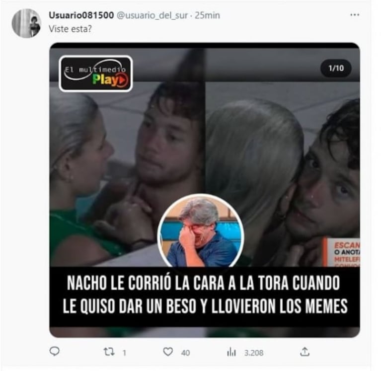 Nacho reaccionó a una nota de Ciudad y en las redes estallaron los memes: "Estoy tieso"