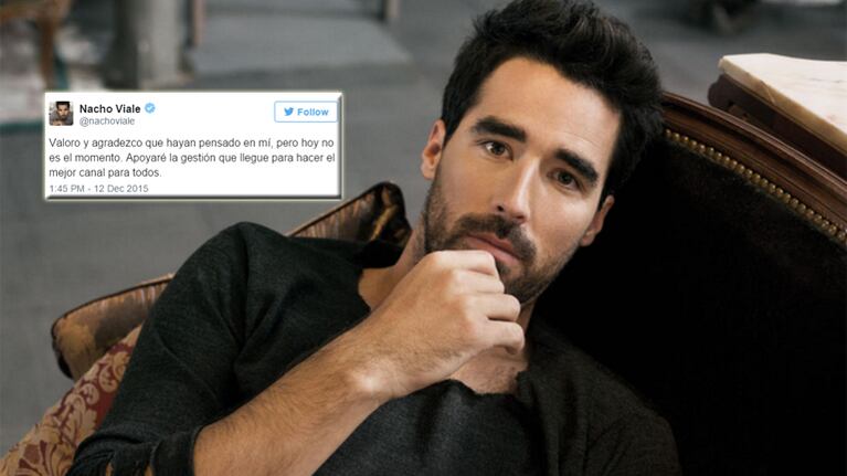 Nacho Viale rechazó la oferta para ser el director de la TV Pública (Foto: web y Twitter)