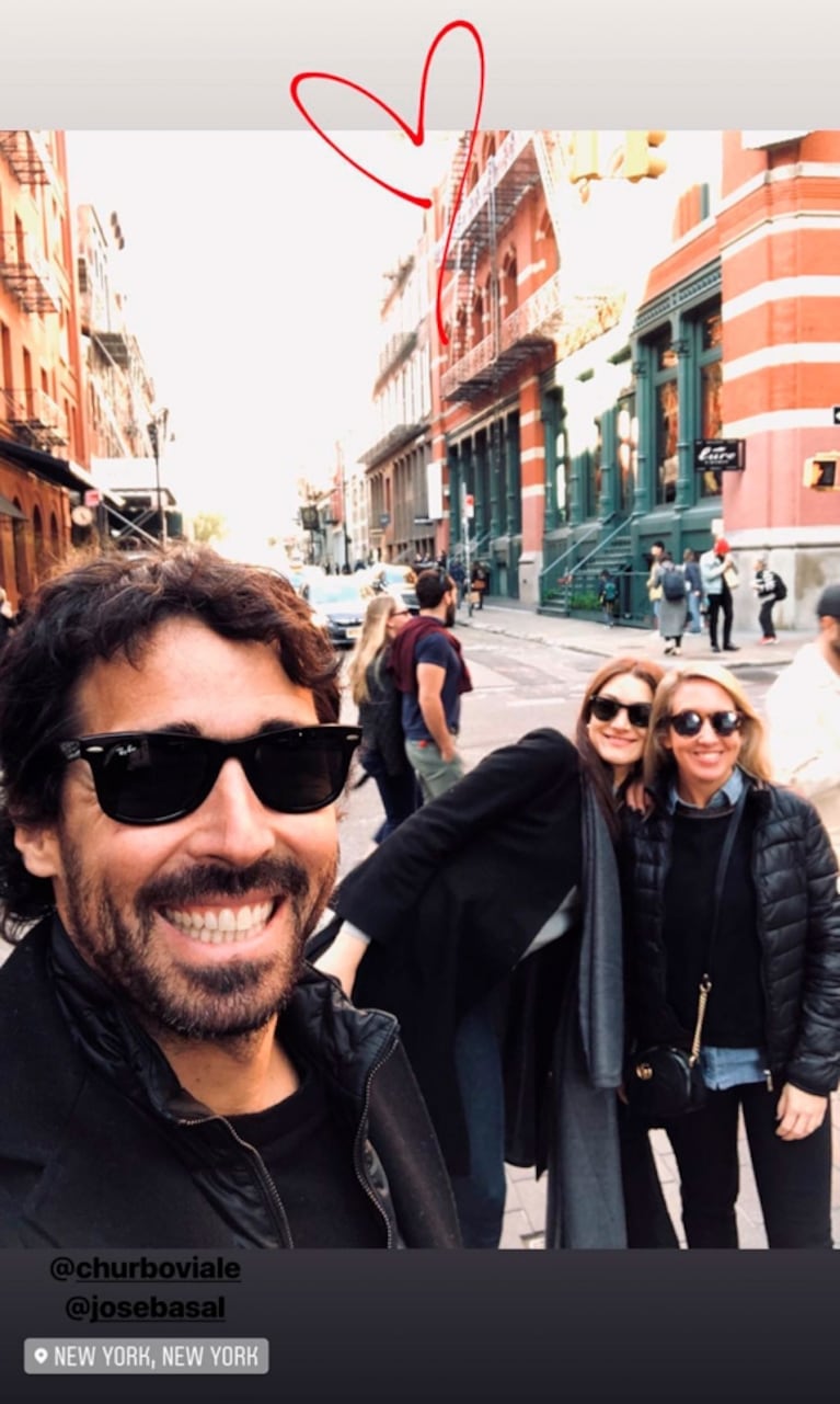 Nacho Viale se reconcilió con Lucía Pedraza: las postales de su viaje romántico a Nueva York