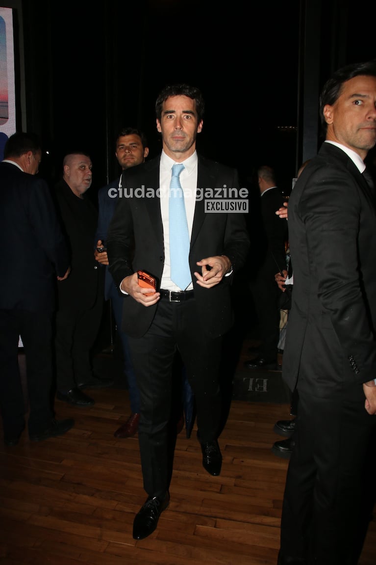 Nacho Viale sorprendió con su look en una cena de gala (Foto: Movilpress).