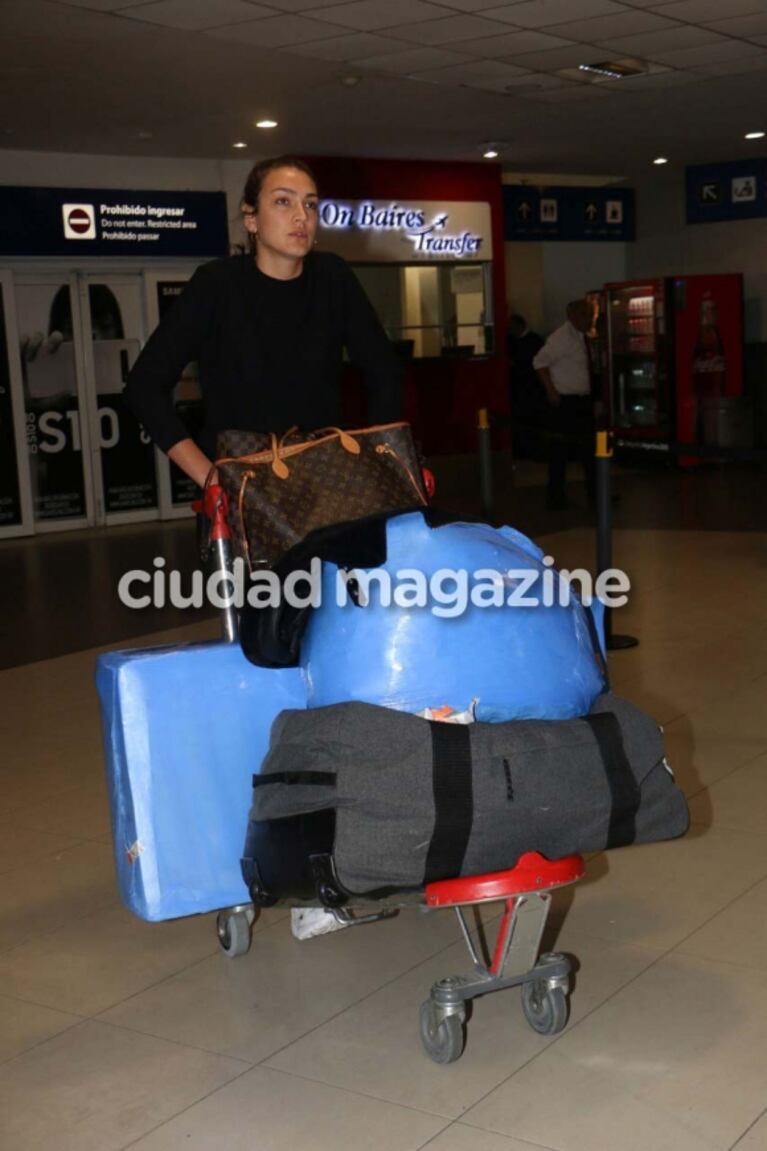 Nacho Viale y Lucía Pedraza regresaron a Buenos Aires, tras su viaje de reconciliación a Nueva York y Miami