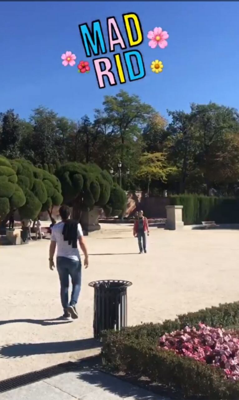 Nacho Viale y Lucía Pedraza, romance en París: felices y enamorados en la Ciudad Luz