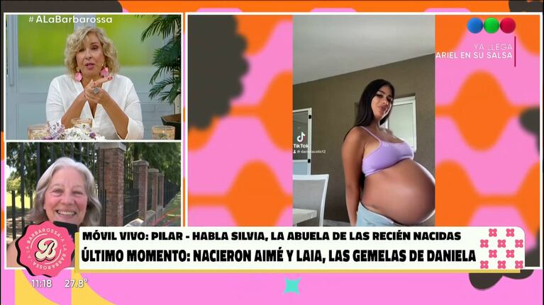 Nacieron las gemelas de Daniela Celis y Thiago Medina: “Son dos gordas hermosas”