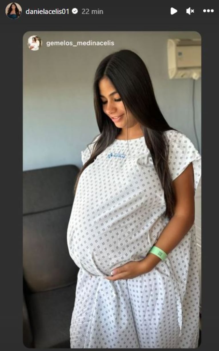 Nacieron las gemelas de Daniela Celis y Thiago Medina: “Son dos gordas hermosas”