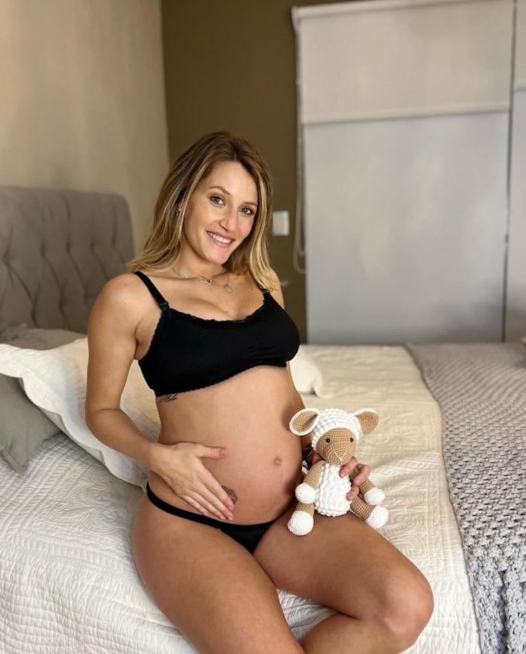 Nació Luca, el hijo de Mica Viciconte y Fabián Cubero: la primera foto del bebé con sus papás