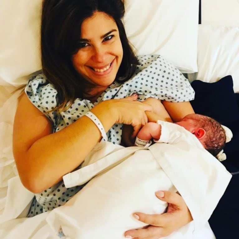 Nació Luca, el segundo hijo de Diego Brancatelli y Cecilia Insinga: la bella foto familiar con el recién nacido 