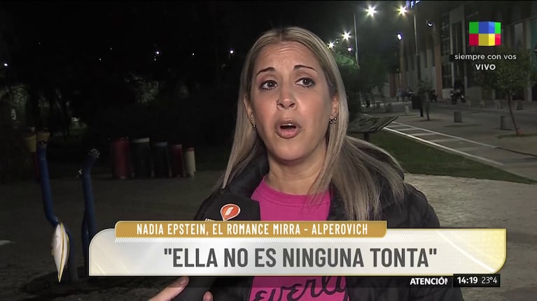 Nadia Epstein contra Marianela Mirra. (Foto: Intrusos)