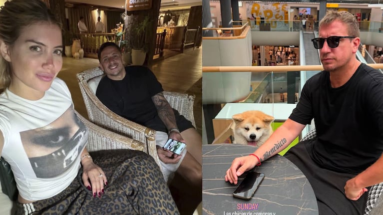 Nadie esperaba esta postal: Wanda Nara, Maxi López y sus hijos, juntos en Milán