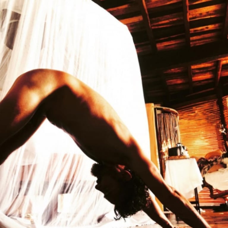 Nahuel Mutti, vacaciones románticas con Catarina Spinetta en México... ¡y yoga desnudo! 