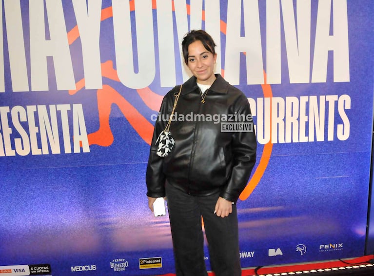 Nai Awada en el estreno de Mayumana (Foto: Movilpress).