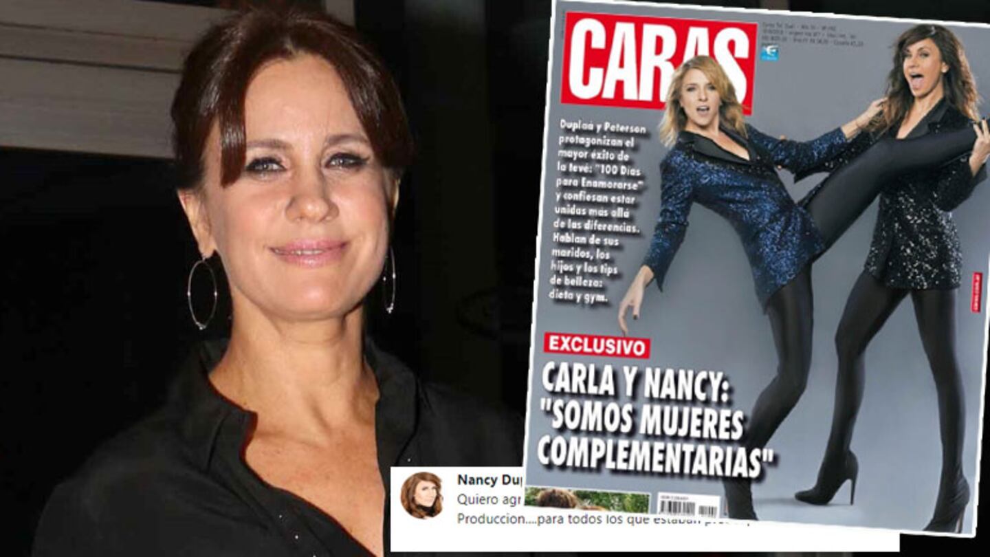 Nancy Dupláa, tras los comentarios sobre el exceso de Photoshop en la tapa de Caras