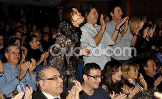 Nancy Dupláa vivando a Pablo Echarri. (Foto: Jennifer Rubio)