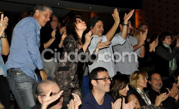 Nancy Dupláa vivando a Pablo Echarri. (Foto: Jennifer Rubio)