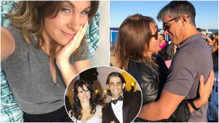 Nancy Dupláa y su romántica foto en el aniversario de su casamiento con Pablo Echarri: 12 años de amore infinto