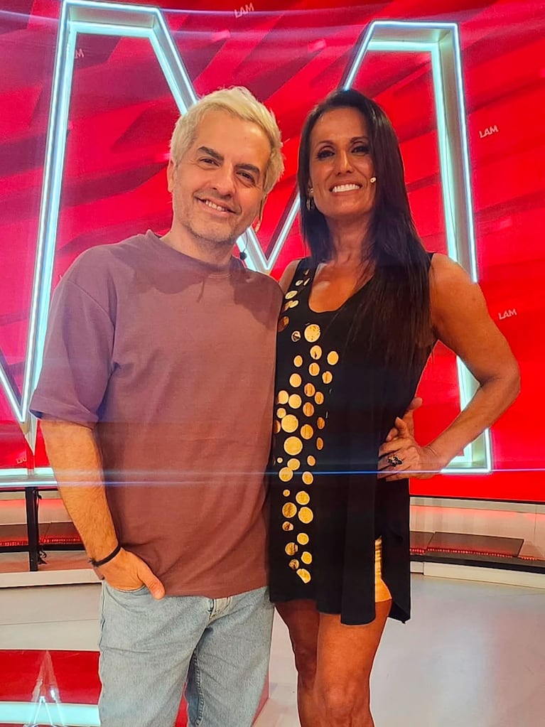 Nancy Duré con Ángel de Brito en LAM. (Foto: Nancy.dure)
