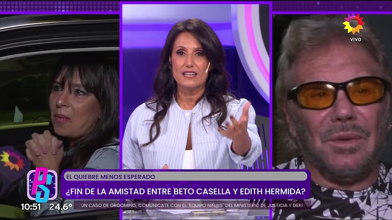 Nancy Duré contó la interna de Edith Hermida con Beto Casella.