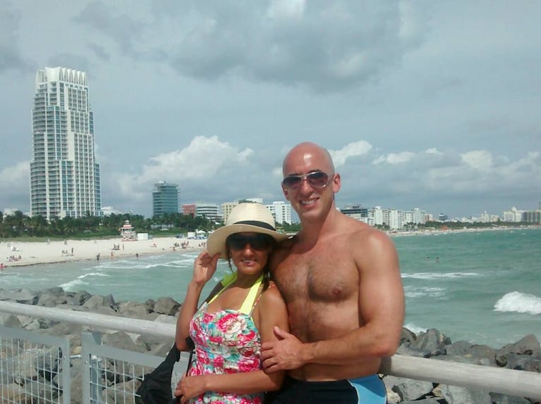 Nancy Duré de vacaciones en Miami. Foto: Facebook.