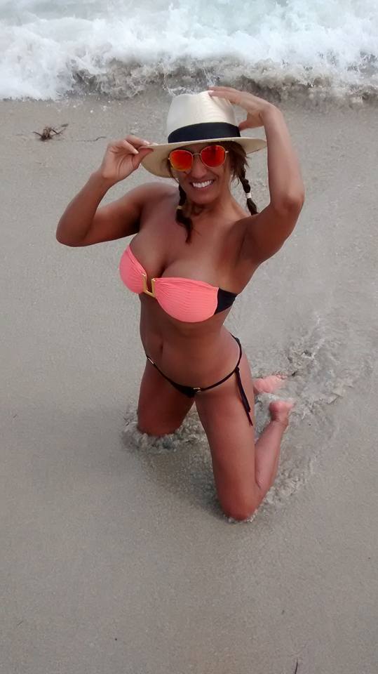 Nancy Duré de vacaciones en Miami. Foto: Facebook.
