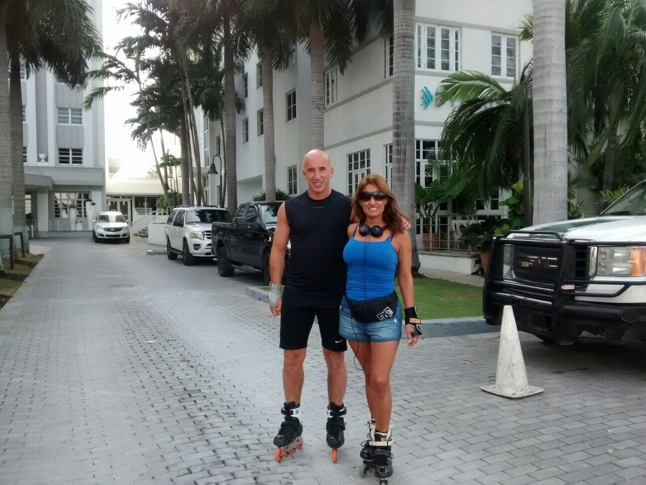 Nancy Duré de vacaciones en Miami. Foto: Facebook.