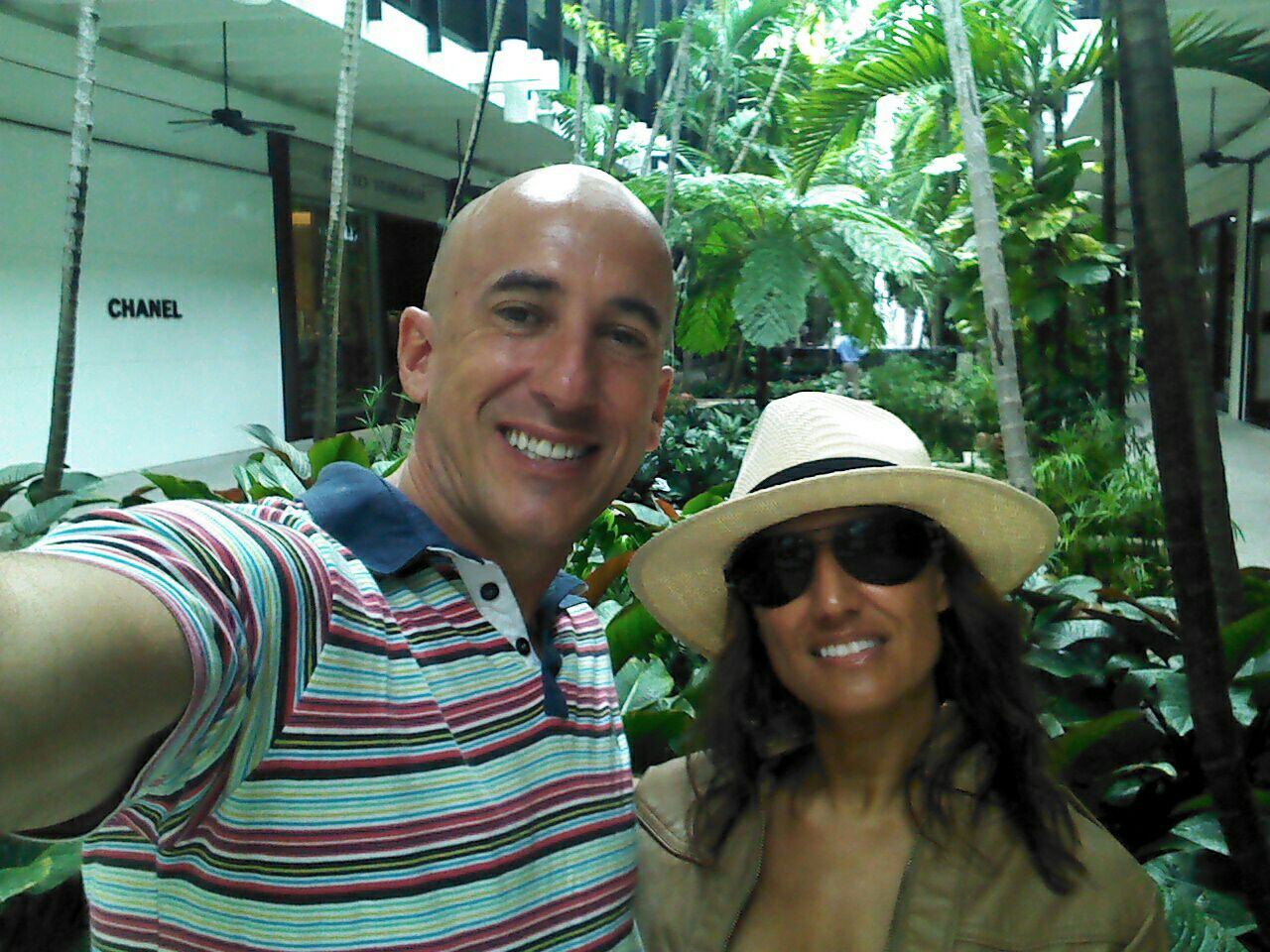 Nancy Duré de vacaciones en Miami. Foto: Facebook.
