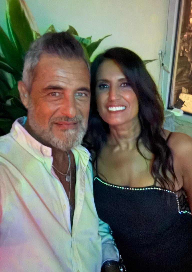 Nancy Duré y Carlos, su exnovio. (Foto: Nancy Duré)