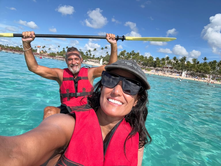 Nancy Duré y Carlos, su novio. (Foto: Nancy Duré)