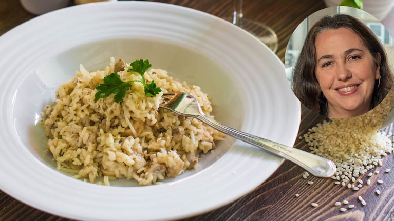 Narda Lepes compartió su receta para hacer el mejor risotto de arroz. Foto: montaje