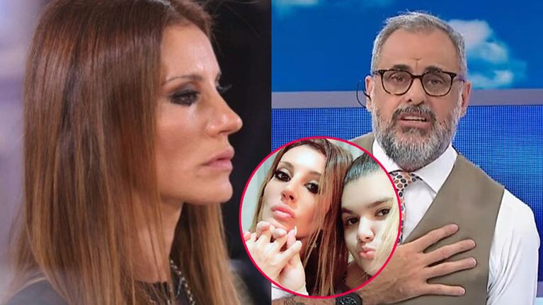 Natacha Jaitt y Jorge Rial