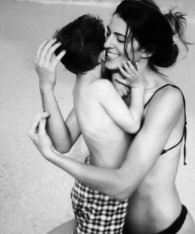 Natalia Franzoni y su hijo, Gonzalo. (Foto: Instagram)