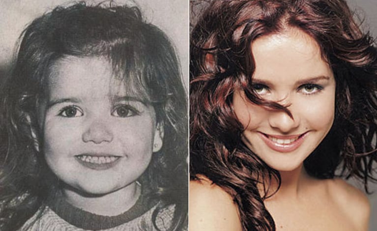 Natalia Oreiro, bella de chica y de grande. (Foto: Web)