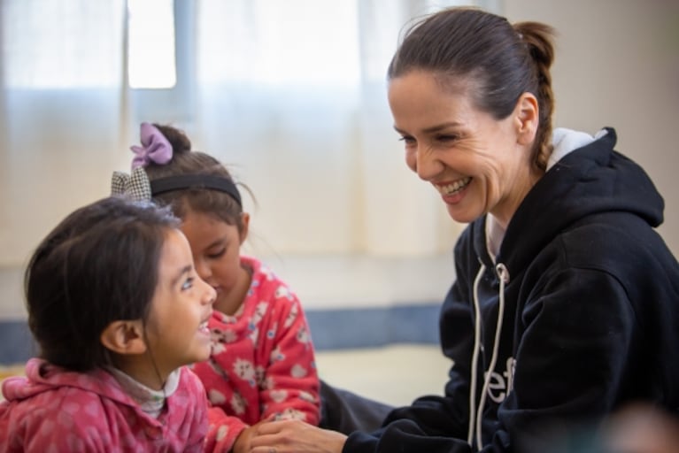 Natalia Oreiro, como Embajadora de Unicef, leyó cuentos en un centro de primera infancia en Salta