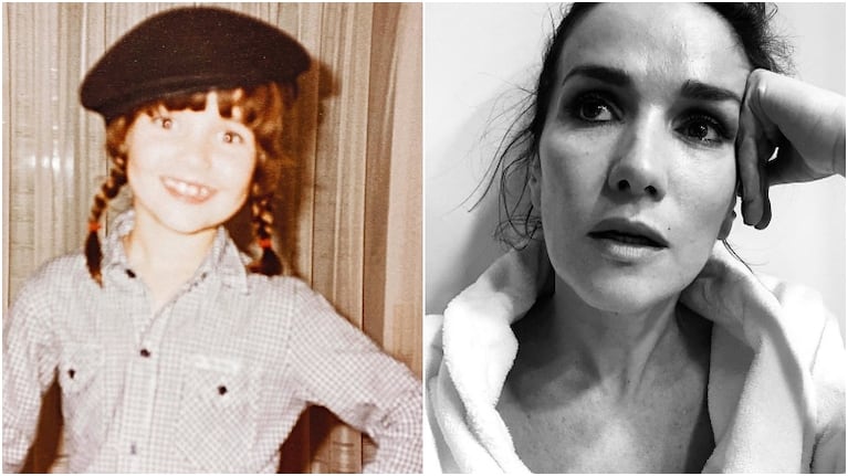 Natalia Oreiro compartió una foto de su niñez cuando se mudó a España por la crisis económica (Fotos: Instagram)