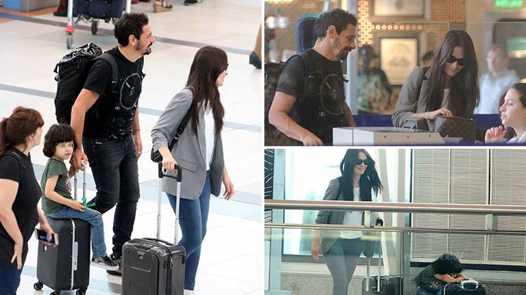 Natalia Oreiro viajó con Ricardo Mollo y Atahualpa a Rusia para hacer una gira muscial. (Foto: Movilpress - Ciudad.com)