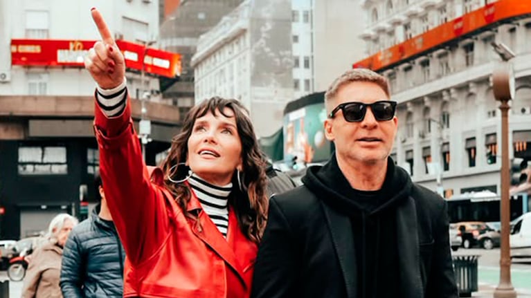 Natalia Oreiro y Adrián Suar.