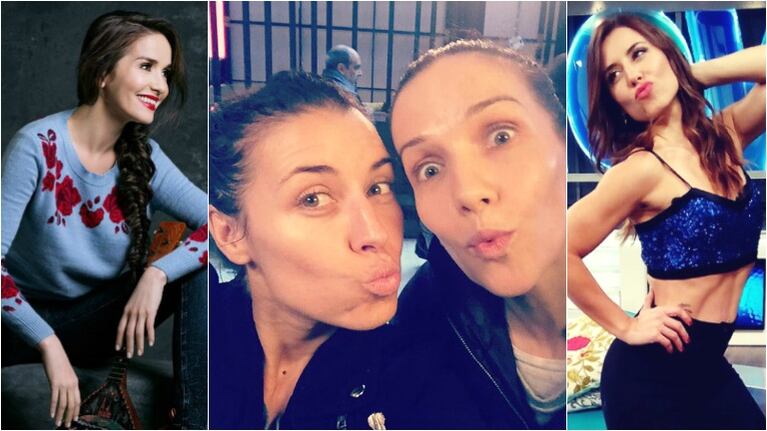 Natalia Oreiro y Mariana Brey en una selfie sin maquillaje en la previa de los Martín Fierro. Foto: Web/ Twitter