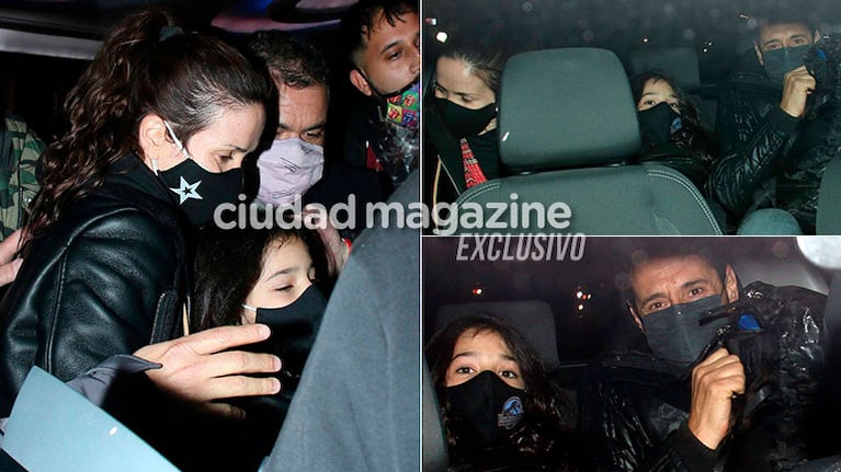 Natalia Oreiro y su hijo Atahualpa disfrutaron del recital que dio Ricardo Mollo (Foto: Movilpress)