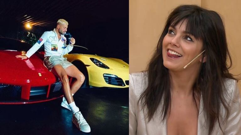 Natalie Pérez comentó en un posteo de Maluma.